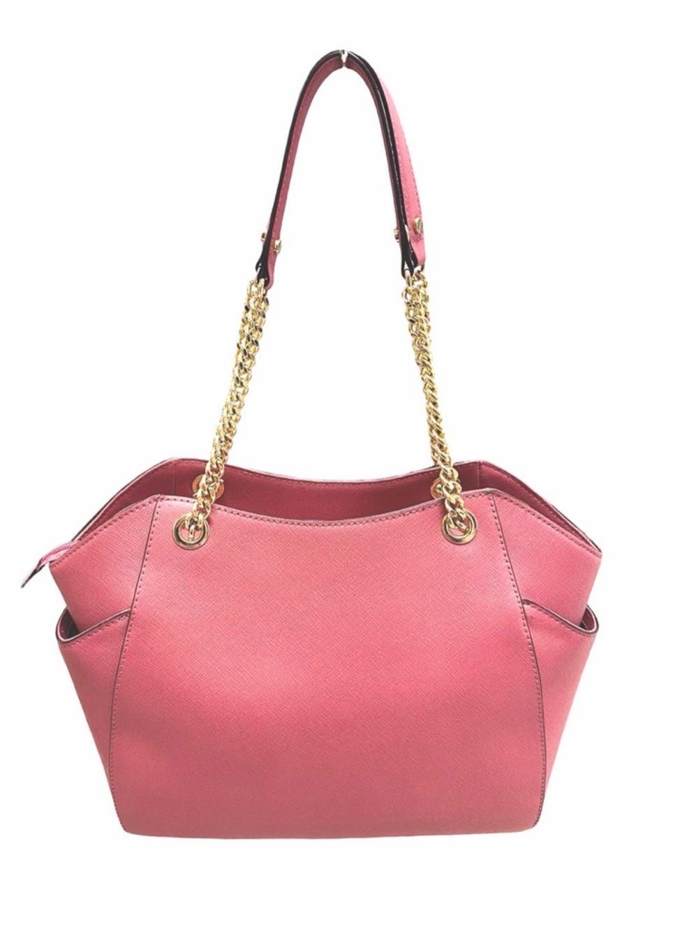 🩷Michael Kors Pink Jet Set Tote with Gold Chain Straps- Preppy- Summer Style🩷 - Picture 3 of 6